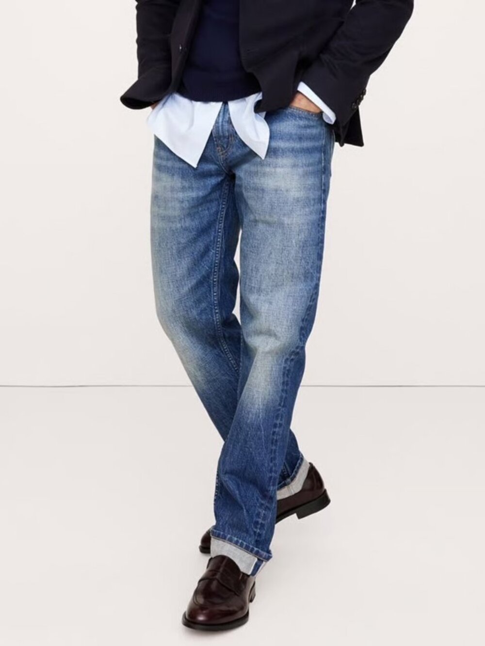 Banana Republic Men's Slim Selvedge Jean (32x32)
